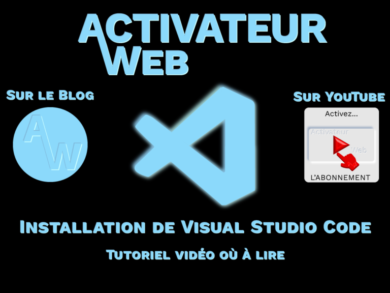 Image à la une de l'article sur l'installation de Visual Studio Code