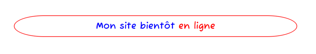 Image du titre h1 sur lequel nous créons une courbe elliptique sur les bordures avec la valeur attribuée à border-radius