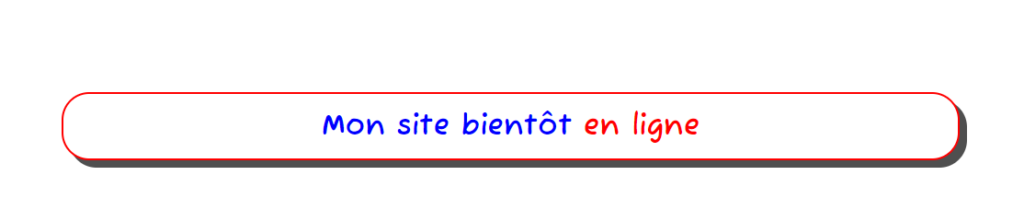 Image du titre h1 sur lequel nous mettons une ombre avec la propriété CSS box-shadow