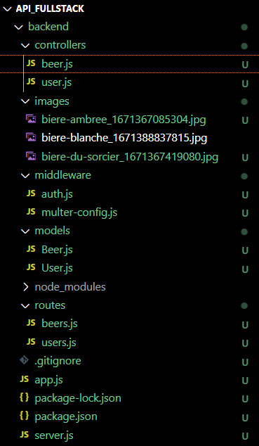 Illustration de l'image de la bière supprimée, est bien supprimée du dossier "images"